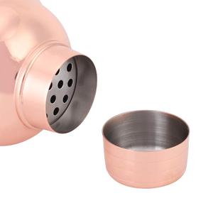 Vente en gros en vrac ensemble shaker à cocktail en acier inoxydable or rose 750ml mélangeur de barman professionnel pour la fabrication de boissons à la maison - Product Image 5