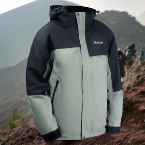 Veste coupe-vent imperméable à fermeture éclair pour hommes de haute qualité Veste homme femme grande taille Manteau homme - Product Image 4