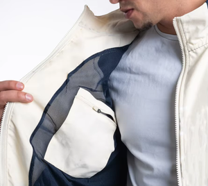 Survêtement en nylon personnalisé coupe-vent pantalon empilé en polyester pour l'école survêtement deux pièces avec fermeture éclair ensemble de vestes coupe-vent pour hommes - Product Image 2