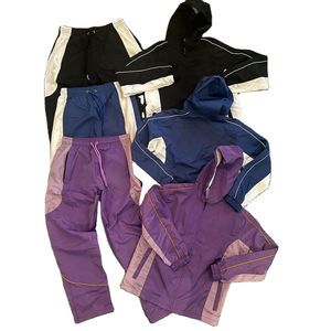 2025 nuevo estilo, chaqueta cortavientos transpirable personalizada, conjunto de dos piezas, venta al por mayor, pantalones superiores impermeables, chándales para hombres - Product Image 3