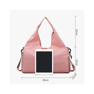 Wet & Dry Separation Gym Tote <b>Bag</b> with Yoga Mat Holder – Fashion Sports Carrier <b>Bag</b> for Men & Women | Custom Fitness <b>Bag</b> - Product Image 2