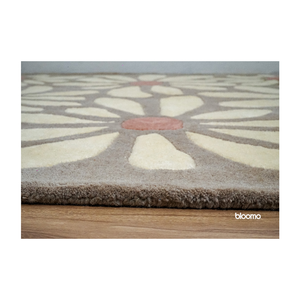 Handmade Tufted Blossom Rug 120 X 180 cm Soft Thick Area Carpet Modern Floral Design Floor <b>Mat</b> for Living Room Home Decor - Product Image 5