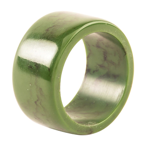 Green Resin Napkin Ring Holder & Design and Round Shape with Best Color for Napkin Ring Cloth Holder - Product Image 1