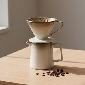 Juego de Cafetera y Gotero de Porcelana Duradera de Alta Calidad, Estilo Europeo, 3460808Asetl-0.4; 3460808Esetl-0.4; 3460808Hsetl-0.4 - Product Image 2