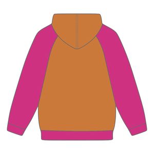Delta PSI Rho sorority เสื้อมีฮู้ดแบบสวมหัวแขนแร็กแลนสีทอง80โพลี20ปี2020ชาวกรีกใส่ลำลอง - Product Image 3