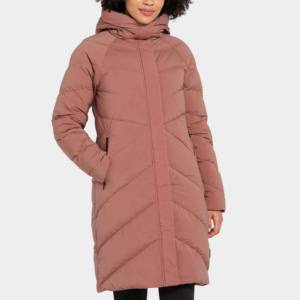 Chaqueta acolchada de algodón de invierno a la moda para mujer, chaqueta de lluvia estampada de manga larga al por mayor para niñas y damas - Product Image 1