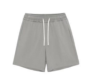 Short d'entraînement d'été taille haute pour femme Séchage rapide Polyester Spandex Respirant avec décoration florale pour la course - Product Image 1