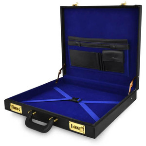 Étui de Régalia Maçonnique Classique Neuf de Qualité Supérieure en Cuir Véritable, Étui pour Tablier, Mallette, OEM/ODM, Pliable, IP67 - Product Image 2