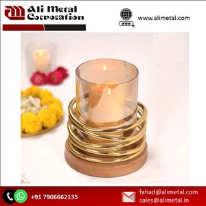 Anillo Metálico para Velas Votivas, Decoración Navideña para Interiores/Exteriores, Totalmente Personalizable, Aroma Intenso, Estilo Tradicional, Hecho a Mano - Product Image 2