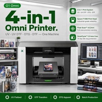 Impresora XTool O1 Omni - Paquete Versátil UV y DTG, Máquina de Impresión para Estudios Creativos, Negocios en Casa y Mercancía