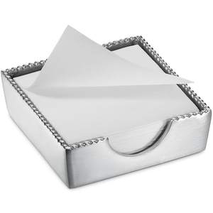 ที่ใส่กระดาษเช็ดปากแบบตัดมุมทำจากอลูมิเนียมหรูหรากล่องใส่กระดาษทิชชู่แบบปรับแต่งได้ - Product Image 1