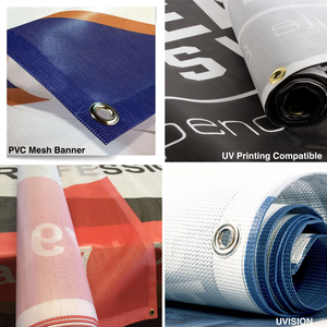 Pancarta de Malla de PVC Impresa con UV Personalizada para Exteriores, Pancarta Publicitaria Colgante Resistente al Viento - Product Image 3