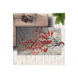 Tumbled Red Leaf Tree Juego de alfombras impresas digitales - Product Image 2