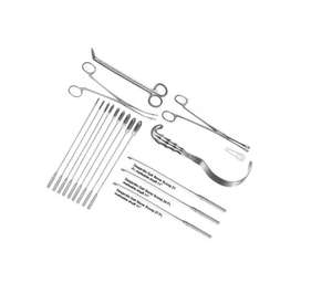 Fuente de alimentación manual de 16 piezas, suministro sanitario, juego de instrumentos quirúrgicos de vejiga, estándar de seguridad MOL - Product Image 6