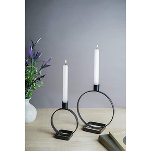 Fabrique et exportateur de bougeoir design vintage chandelier de couleur noire en métal de la meilleure qualité au prix le plus bas - Product Image 2