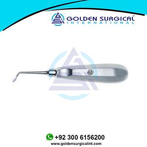 Elevador de Raíces Dentales Bernard, Tipo Bayoneta Angulada |   Instrumentos Dentales de Acero Inoxidable para Ortodoncia - Product Image 3