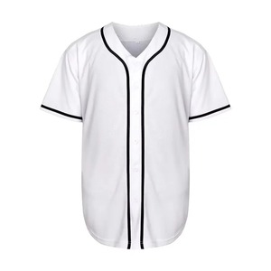 Camiseta de béisbol personalizada con sublimación, camiseta de equipo personalizada con impresión de logotipo y nombre, uniformes de béisbol con botones - Product Image 2