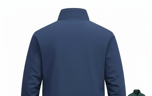 Chaqueta Bomber VARSITY SPORTS GEAR, Estilo Casual Otoñal, Color Sólido, Diseño Delgado, Cuello Alto, Transpirable, Cierre de Cremallera Frontal, Tallas M-6XL para Hombre - Product Image 4