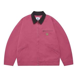 Veste bomber en laine et polyester en gros, respirante, écologique, coupe-vent, séchage rapide, veste de travail pour hommes, nouvelle collection hiver 2023 - Product Image 3