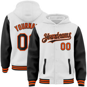 Uniforme de baseball avec broderie et logo personnalisé, sweats à capuche de sport Letterman unisexe, veste universitaire pour hommes - Product Image 3