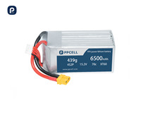Baterai Drone UAV 6500mAh 4S2P 70C 15.2V Tegangan Tinggi untuk Baterai Drone Pemetaan