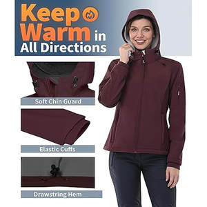 2025 nouveau Design Offre Spéciale vente en gros Vintage hiver Denim fermeture éclair solide avant étanche col montant veste Softshell - Product Image 4