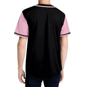 Sublimation <b>Jersey</b> Blank Plain Hip Hop Hipster Baseball <b>Jersey</b> Button Down Shirts Sports Uniforms Men Women <b>Jersey</b> Custom logo - Product Image 2