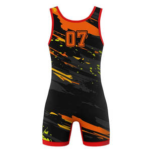 2025 conceptions personnalisées singulet de lutte à haute élasticité vêtements d'arts martiaux durables pour les femmes maillots uniformes - Product Image 3