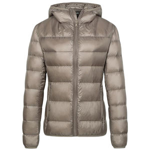Veste matelassée respirante pour femme, d'extérieur, automne-hiver, pliable, rembourrée, de luxe, à capuche, coupe-vent - Product Image 6