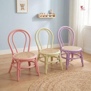Silla Infantil de Ratán Viettimecraft, Respaldo Redondo Dividido, Diseño Moderno y Ecológico para Bebés y Niños - Product Image 2