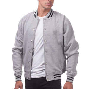 Veste universitaire en molleton pour homme à manches longues avec logo personnalisé sur le devant - Respirante, écologique, style streetwear d'hiver, service OEM - Product Image 4