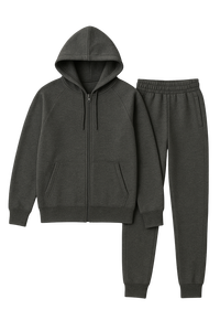 Fashionable Winter Streetwear Outdoor Tracksuit For Men Customized <b>Log</b> Sweat Suit Heavyweight Comfortable Wear - Product Image 2