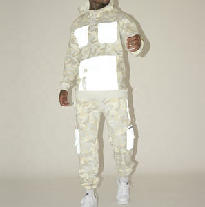 Conjunto de sudaderas con capucha unisex personalizadas OEM, trajes para correr, ropa de calle, sudaderas con capucha de algodón y lana, chándal - Product Image 6