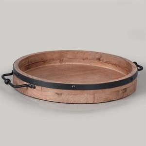 Venta caliente Bandeja de servicio de comida de madera Uso doméstico Uso de hotel Bandeja de servicio de diseño de lujo multifuncional - Product Image 2
