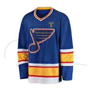 Camiseta de Hockey sobre Hielo de Manga Larga con Diseño Personalizado, Sublimada, 100% Poliéster, Secado Rápido y Transpirable, Nueva Llegada de Alta Calidad - Product Image 3