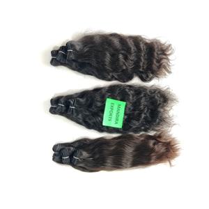 100% cuticule alignée vierge couleur noir armure cheveux ondulés naturel fournisseur pas cher faisceaux temple vietnamien extensions de cheveux humains - Product Image 3