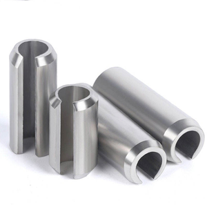 Goupilles à ressort en acier inoxydable M3 M6 SS201 SS304 SS316 SS316L A2-70 A4-80, polies, DIN1481 DIN7346 DIN7343 - Product Image 1
