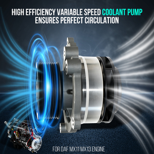 Pompe à eau de moteur diesel 1828162 1644762 1853300 1778280 pour Paccar <span class=keywords><strong>DAF</strong></span> <span class=keywords><strong>XF</strong></span> CF DOLZ D204, système de refroidissement, pièces de moteur de camion - Product Image 4