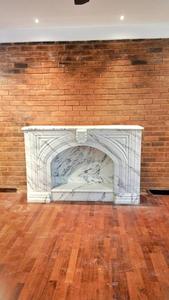 Cheminée d'intérieur moderne de style français avec décoration intérieure élégante en marbre italien sculpté à la main et en pierre naturelle - Product Image 3