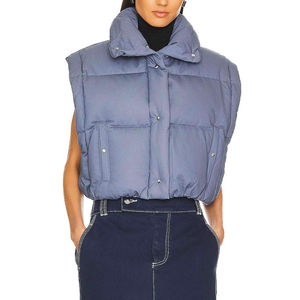 Chaqueta Corta Acolchada de Alta Calidad para Mujer 2026, Chaqueta Gruesa de Nailon Personalizada, Nuevo Diseño de Invierno, Servicio OEM al por Mayor - Product Image 6