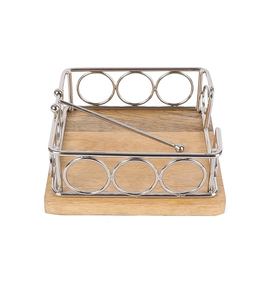 Boîte à mouchoirs en métal élégante et durable Design élégant pour une utilisation à la maison et au bureau dans la salle de bain et le salon - Product Image 4