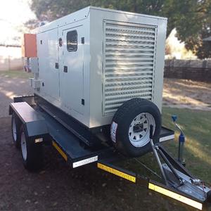 Livraison rapide centrale électrique mobile 180kVA 150kW groupe électrogène diesel silencieux avec roues construites pour les demandes de puissance lourde - Product Image 2