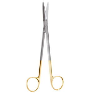 Ciseaux de lifting Gorney Freeman 19 cm, inserts en carbure de tungstène, lame incurvée dentelée TC, outils de chirurgie plastique Supercut, manuel, CE - Product Image 6