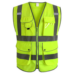Manufacturing Custom Made Breathable Polyester Material <b>Men</b> Work Wear Safety <b>Vest</b> Factory Price <b>Slim</b> Fit <b>Men</b> Safety <b>Vest</b> - Product Image 5
