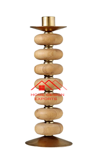 Candelero de decoración de Mesa para el hogar, Hotel, sala de estar, uso de decoración 2025, candelabro de madera de mango más vendido, diseño único - Product Image 5