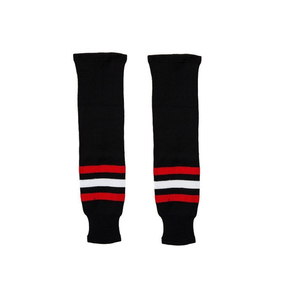 Chaussettes tricotées de hockey sur glace fabriquées en usine pour les vêtements de hockey Conception différente Chaussettes tricotées de hockey sur glace de meilleure qualité - Product Image 1