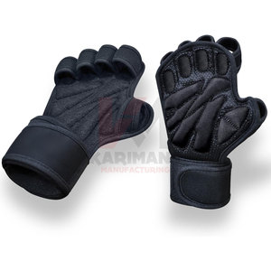 Guantes de entrenamiento acolchados 3MM Gel sin dedos levantamiento de pesas agarre gimnasio guantes mujeres ejercicio colgante levantamiento de pesas ciclismo Pull Ups - Product Image 2