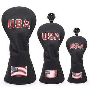 First Fitness nuevo estilo personalizado al por mayor Premium impermeable poliéster conductor Golf Head Covers Golf barril Headcovers - Product Image 1