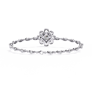 Magnifique bracelet et jonc en or 18 carats avec diamants de laboratoire, accessoire de bijouterie luxueux - Product Image 4