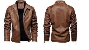 ODM Veste de moto motard en cuir de mouton véritable de haute qualité pour hommes, coupe-vent à fermeture éclair, grande taille - Product Image 4